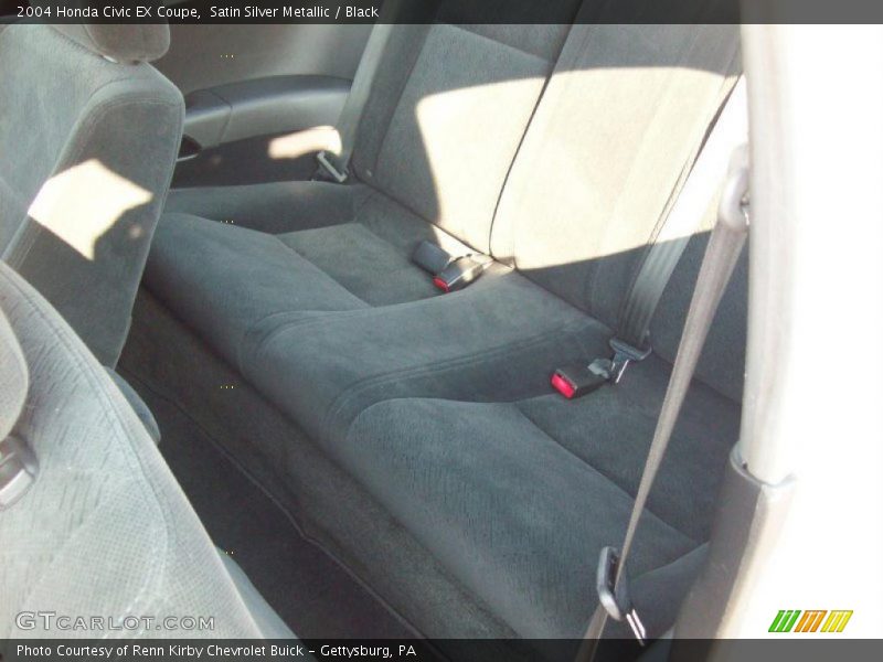 Satin Silver Metallic / Black 2004 Honda Civic EX Coupe