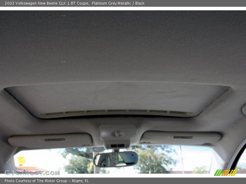 Platinum Grey Metallic / Black 2003 Volkswagen New Beetle GLX 1.8T Coupe