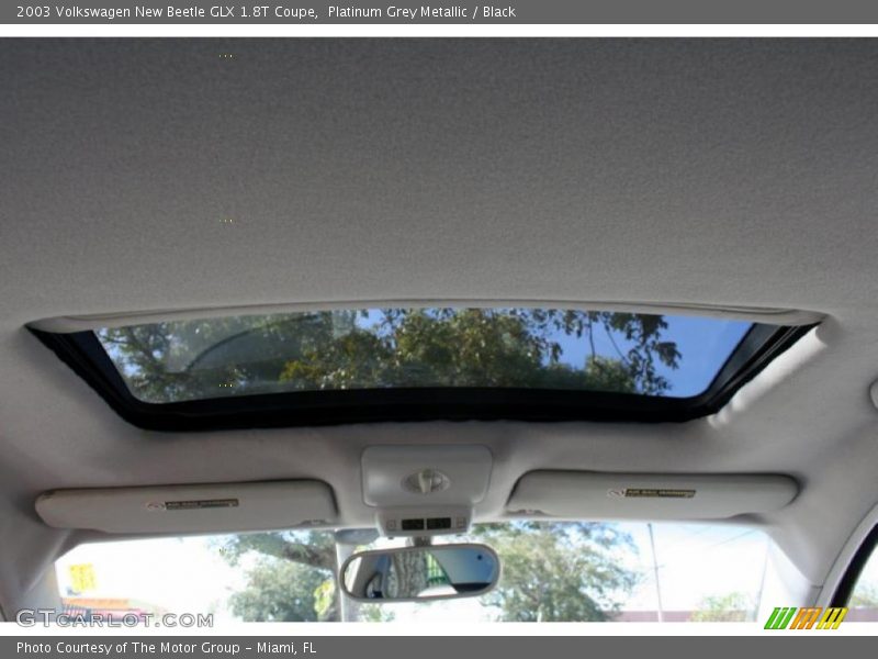 Platinum Grey Metallic / Black 2003 Volkswagen New Beetle GLX 1.8T Coupe