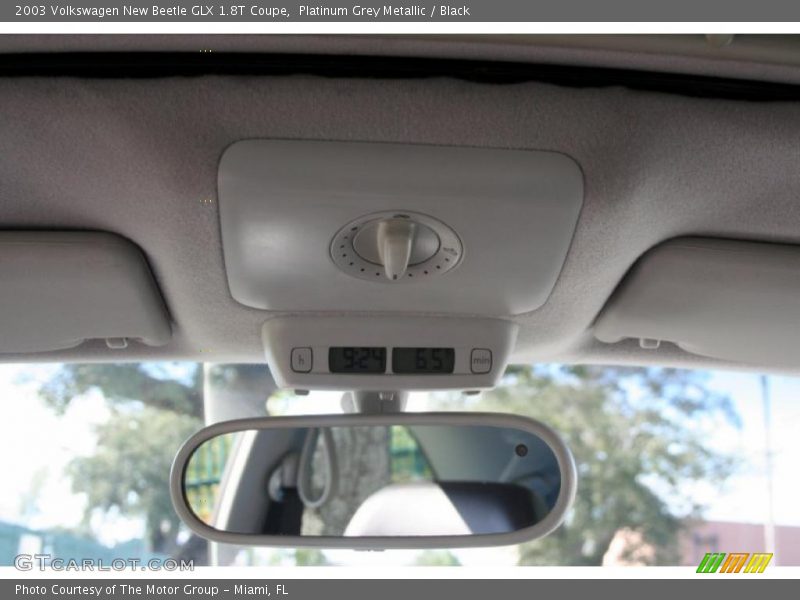 Platinum Grey Metallic / Black 2003 Volkswagen New Beetle GLX 1.8T Coupe
