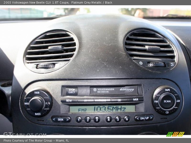 Platinum Grey Metallic / Black 2003 Volkswagen New Beetle GLX 1.8T Coupe