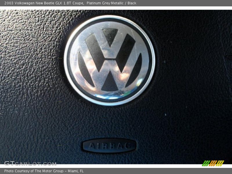 Platinum Grey Metallic / Black 2003 Volkswagen New Beetle GLX 1.8T Coupe