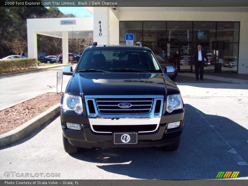 Black / Dark Charcoal 2008 Ford Explorer Sport Trac Limited
