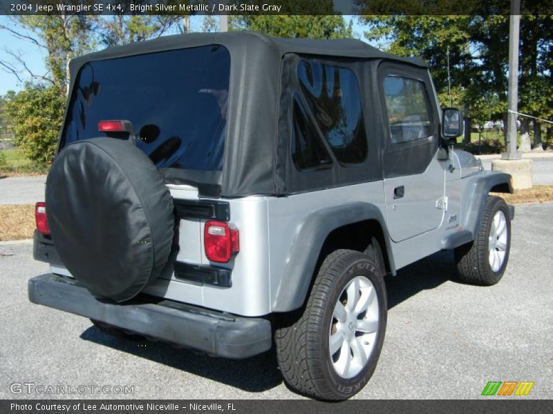 Bright Silver Metallic / Dark Slate Gray 2004 Jeep Wrangler SE 4x4