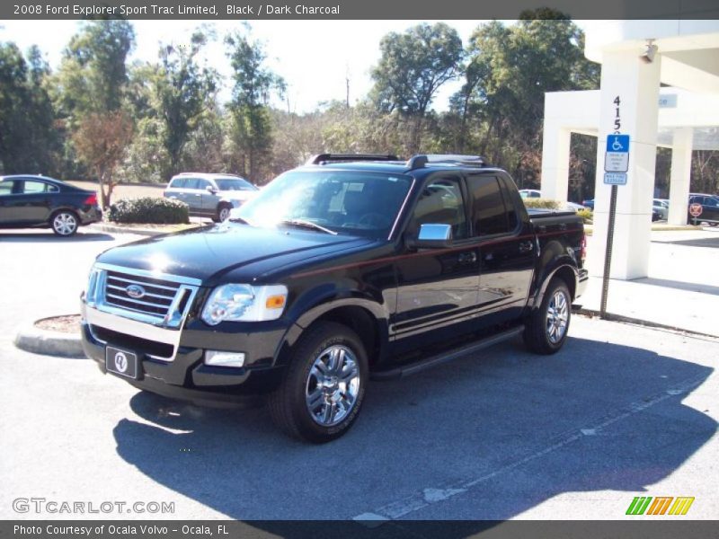 Black / Dark Charcoal 2008 Ford Explorer Sport Trac Limited