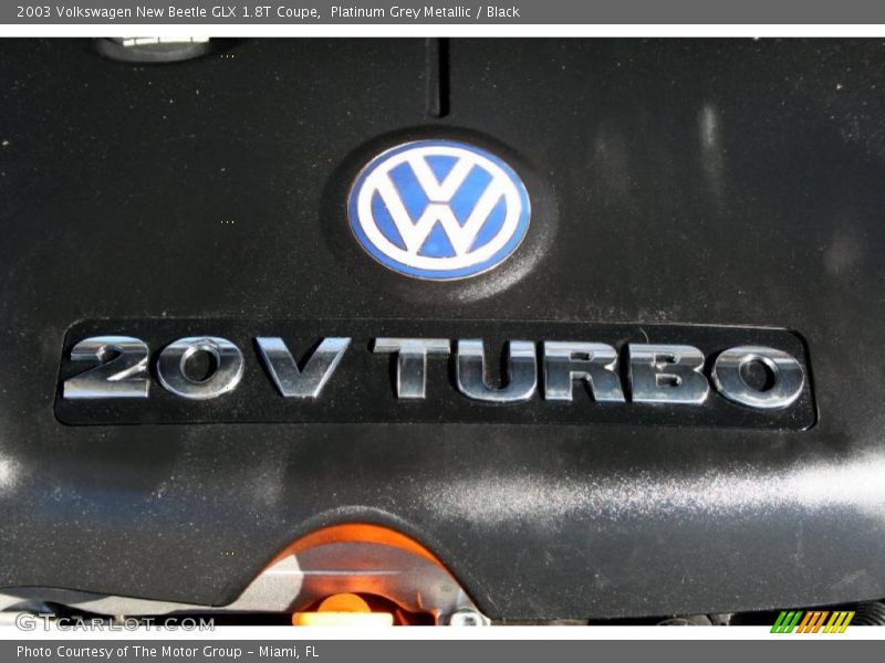 Platinum Grey Metallic / Black 2003 Volkswagen New Beetle GLX 1.8T Coupe