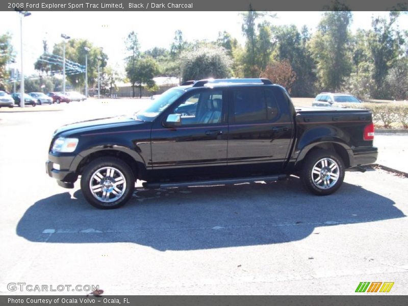 Black / Dark Charcoal 2008 Ford Explorer Sport Trac Limited