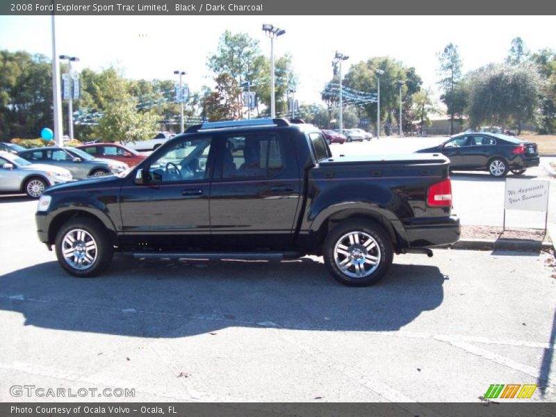 Black / Dark Charcoal 2008 Ford Explorer Sport Trac Limited