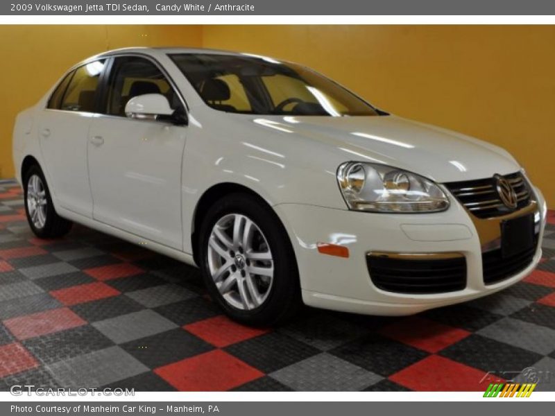 Candy White / Anthracite 2009 Volkswagen Jetta TDI Sedan