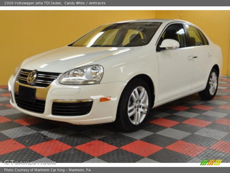 Candy White / Anthracite 2009 Volkswagen Jetta TDI Sedan