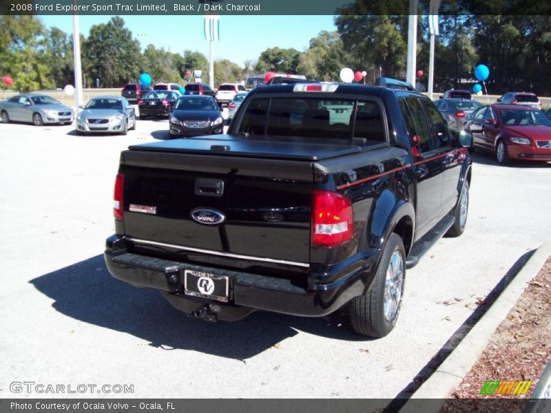 Black / Dark Charcoal 2008 Ford Explorer Sport Trac Limited