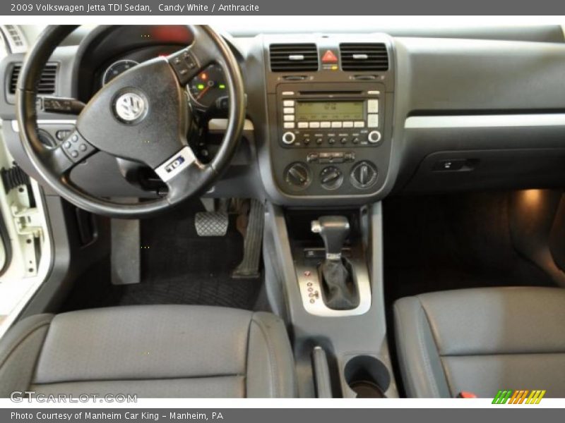 Candy White / Anthracite 2009 Volkswagen Jetta TDI Sedan