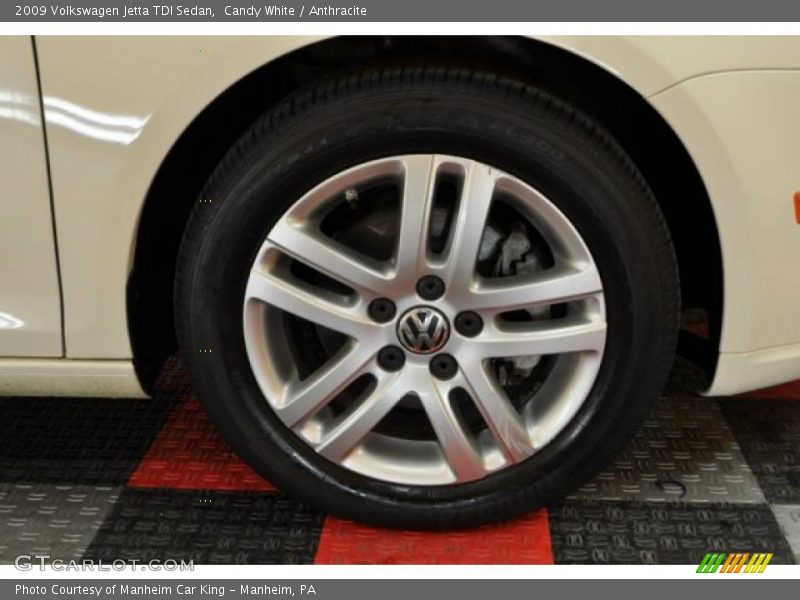 Candy White / Anthracite 2009 Volkswagen Jetta TDI Sedan