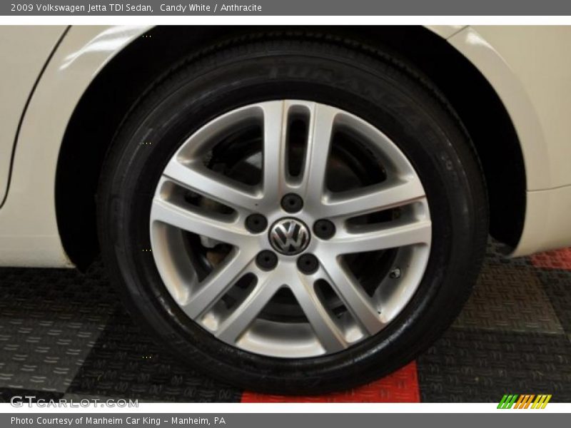 Candy White / Anthracite 2009 Volkswagen Jetta TDI Sedan