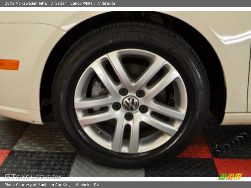 Candy White / Anthracite 2009 Volkswagen Jetta TDI Sedan