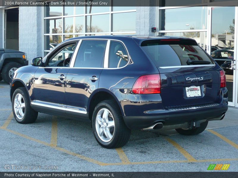 Dark Sea Blue / Stone/Steel Grey 2004 Porsche Cayenne S