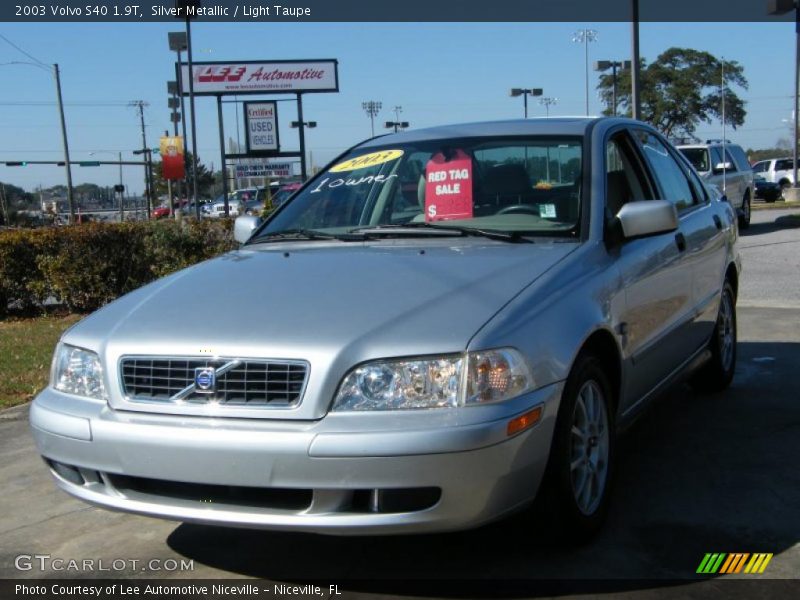 Silver Metallic / Light Taupe 2003 Volvo S40 1.9T