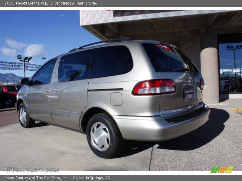 Silver Shadow Pearl / Gray 2001 Toyota Sienna XLE