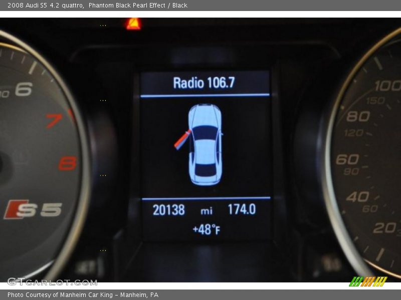 Phantom Black Pearl Effect / Black 2008 Audi S5 4.2 quattro
