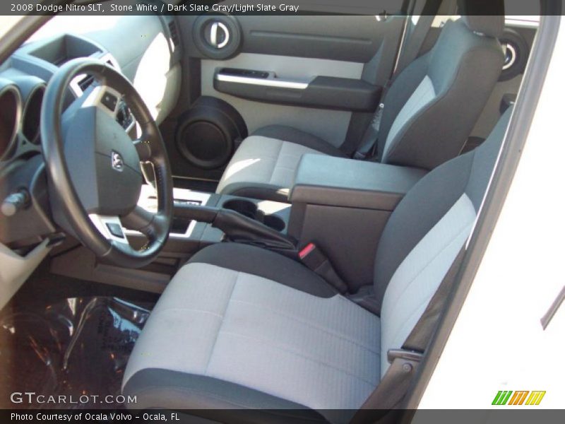 Stone White / Dark Slate Gray/Light Slate Gray 2008 Dodge Nitro SLT