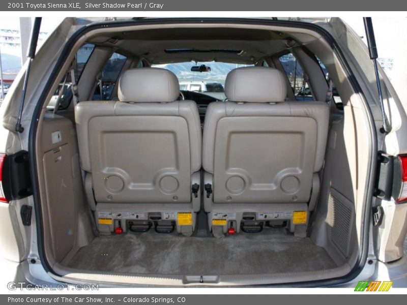 Silver Shadow Pearl / Gray 2001 Toyota Sienna XLE