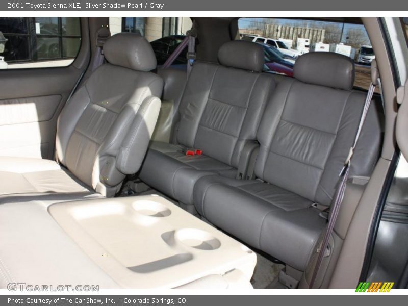 Silver Shadow Pearl / Gray 2001 Toyota Sienna XLE