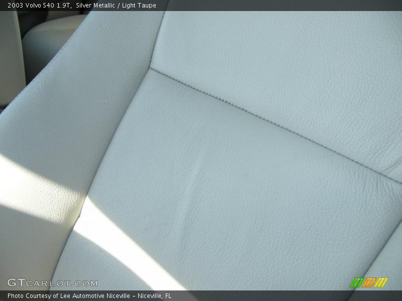 Silver Metallic / Light Taupe 2003 Volvo S40 1.9T