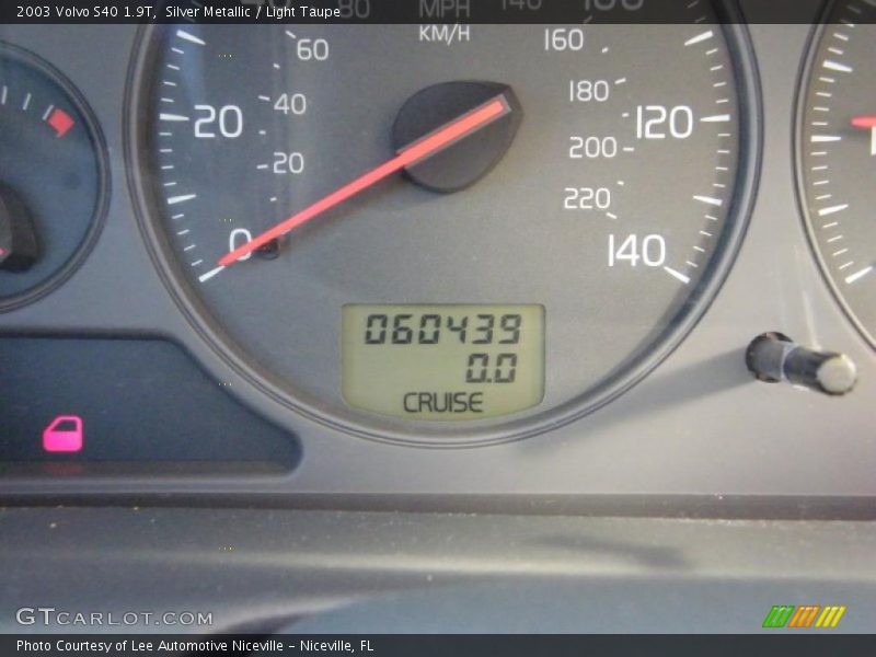 Silver Metallic / Light Taupe 2003 Volvo S40 1.9T