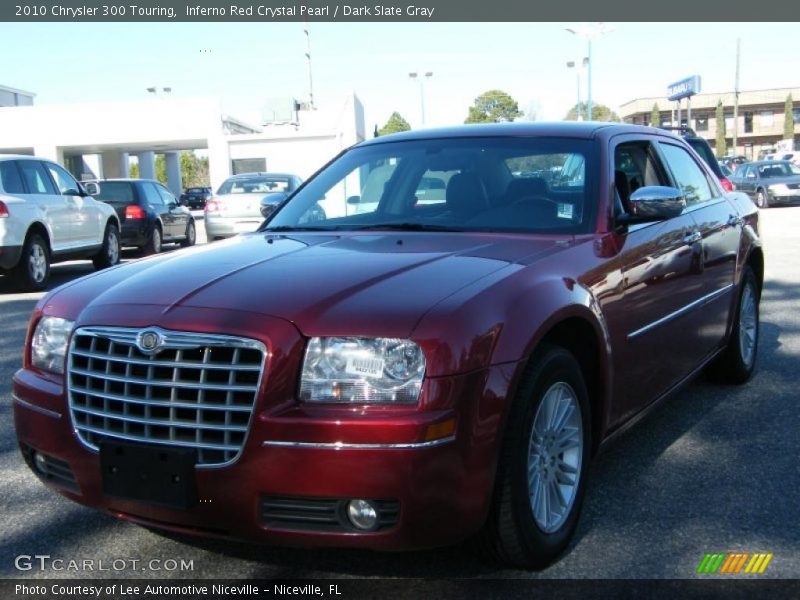 Inferno Red Crystal Pearl / Dark Slate Gray 2010 Chrysler 300 Touring