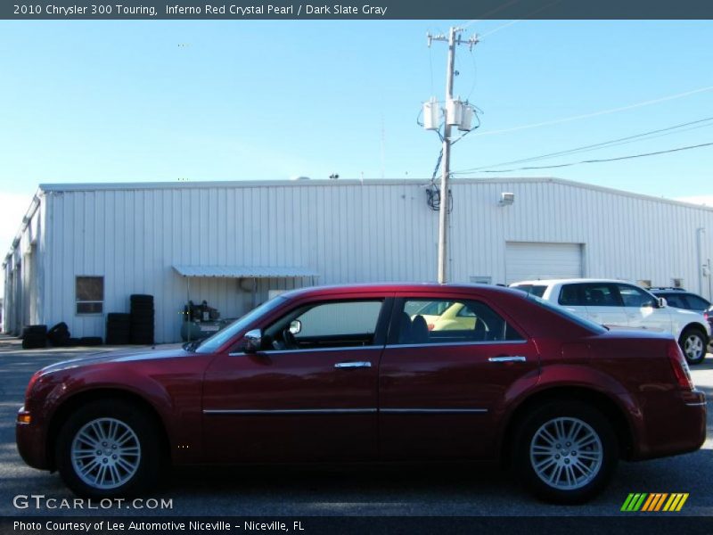 Inferno Red Crystal Pearl / Dark Slate Gray 2010 Chrysler 300 Touring