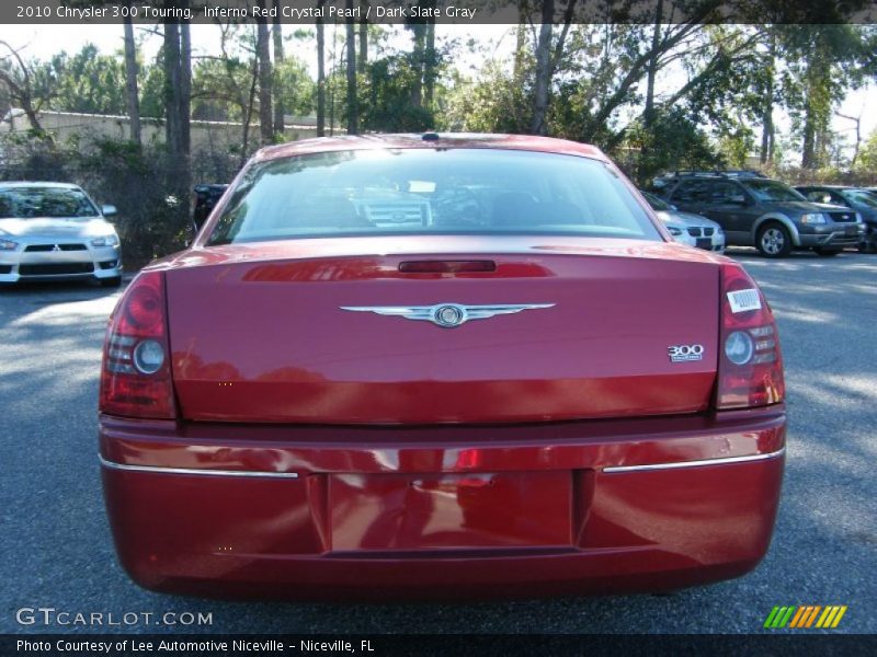 Inferno Red Crystal Pearl / Dark Slate Gray 2010 Chrysler 300 Touring