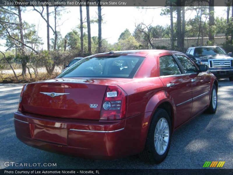 Inferno Red Crystal Pearl / Dark Slate Gray 2010 Chrysler 300 Touring
