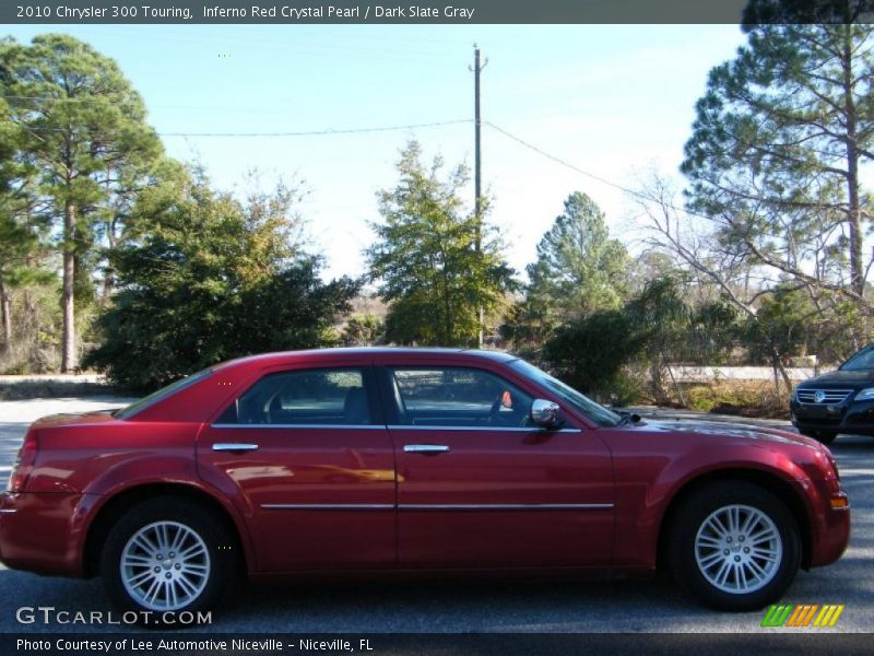 Inferno Red Crystal Pearl / Dark Slate Gray 2010 Chrysler 300 Touring