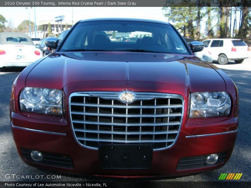 Inferno Red Crystal Pearl / Dark Slate Gray 2010 Chrysler 300 Touring