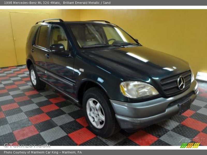 Brilliant Emerald Metallic / Sand 1998 Mercedes-Benz ML 320 4Matic