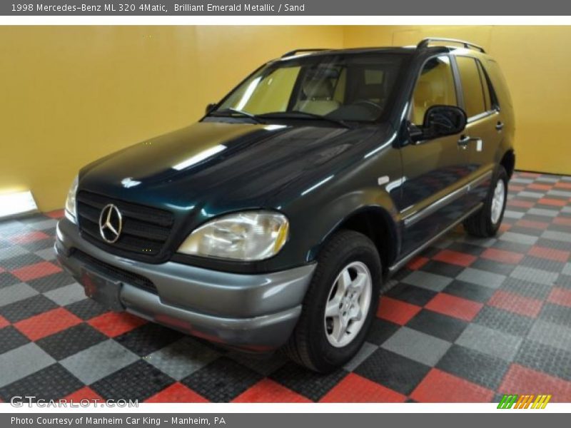 Brilliant Emerald Metallic / Sand 1998 Mercedes-Benz ML 320 4Matic
