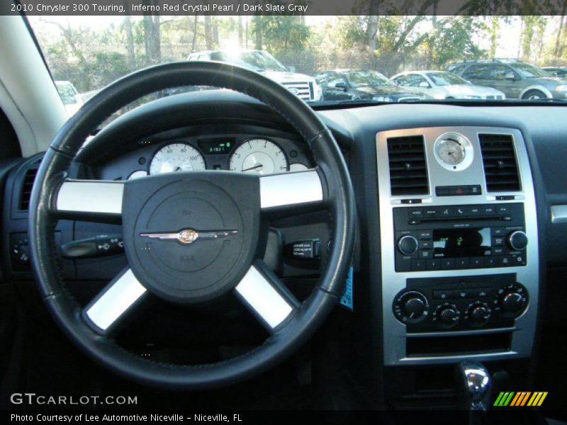 Inferno Red Crystal Pearl / Dark Slate Gray 2010 Chrysler 300 Touring