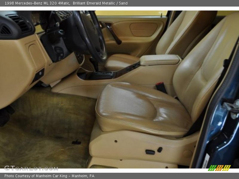 Brilliant Emerald Metallic / Sand 1998 Mercedes-Benz ML 320 4Matic