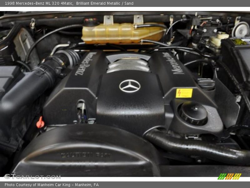 Brilliant Emerald Metallic / Sand 1998 Mercedes-Benz ML 320 4Matic