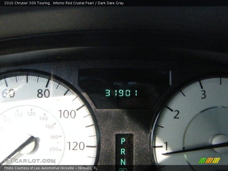 Inferno Red Crystal Pearl / Dark Slate Gray 2010 Chrysler 300 Touring