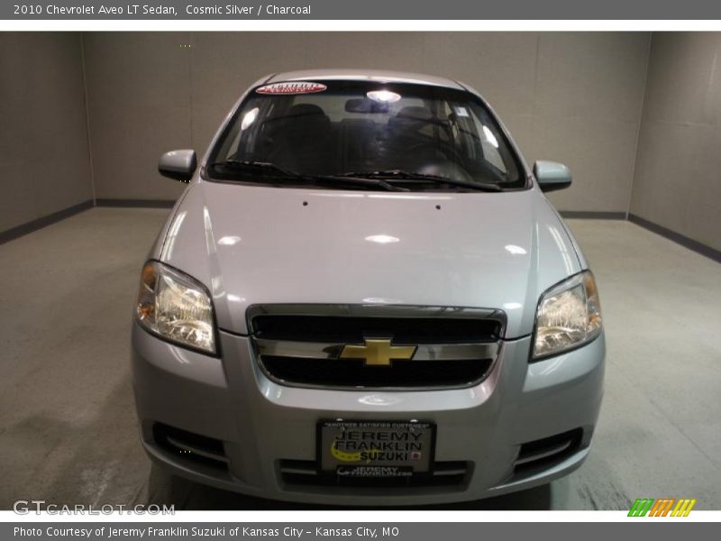 Cosmic Silver / Charcoal 2010 Chevrolet Aveo LT Sedan