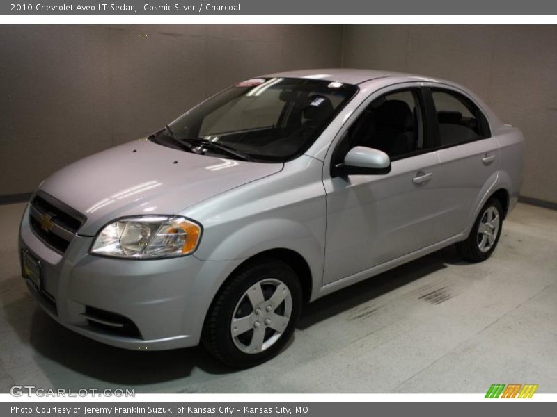 Cosmic Silver / Charcoal 2010 Chevrolet Aveo LT Sedan