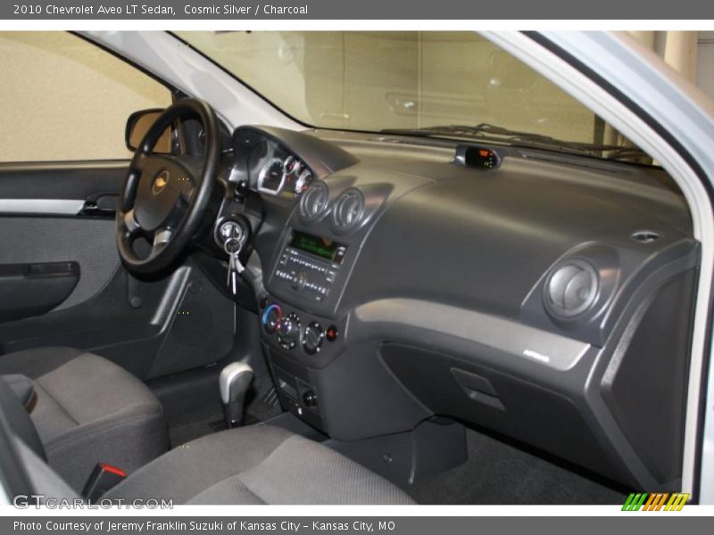 Cosmic Silver / Charcoal 2010 Chevrolet Aveo LT Sedan