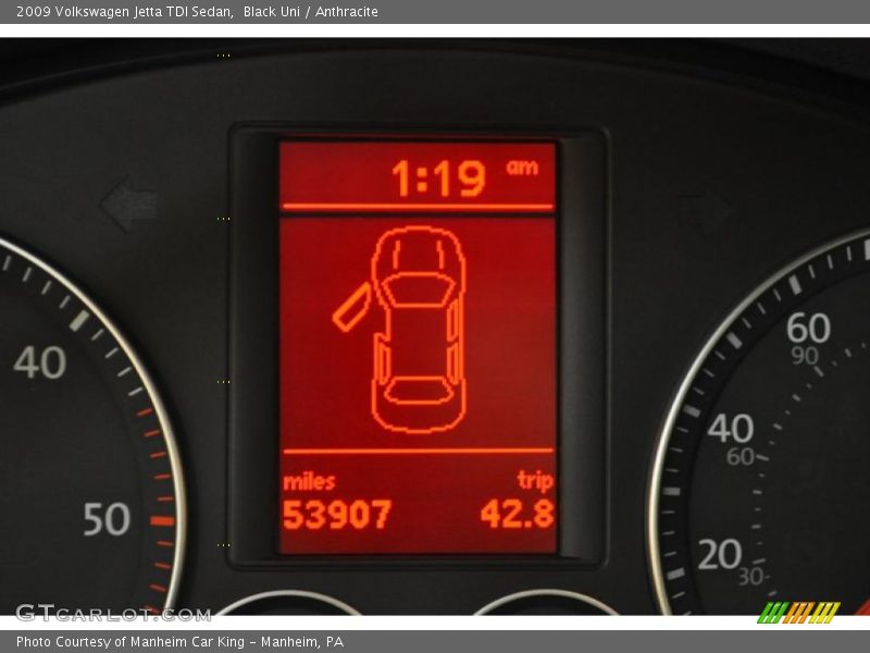 Black Uni / Anthracite 2009 Volkswagen Jetta TDI Sedan