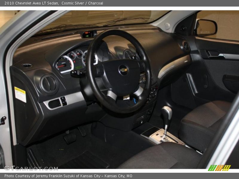 Cosmic Silver / Charcoal 2010 Chevrolet Aveo LT Sedan
