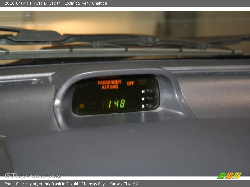 Cosmic Silver / Charcoal 2010 Chevrolet Aveo LT Sedan