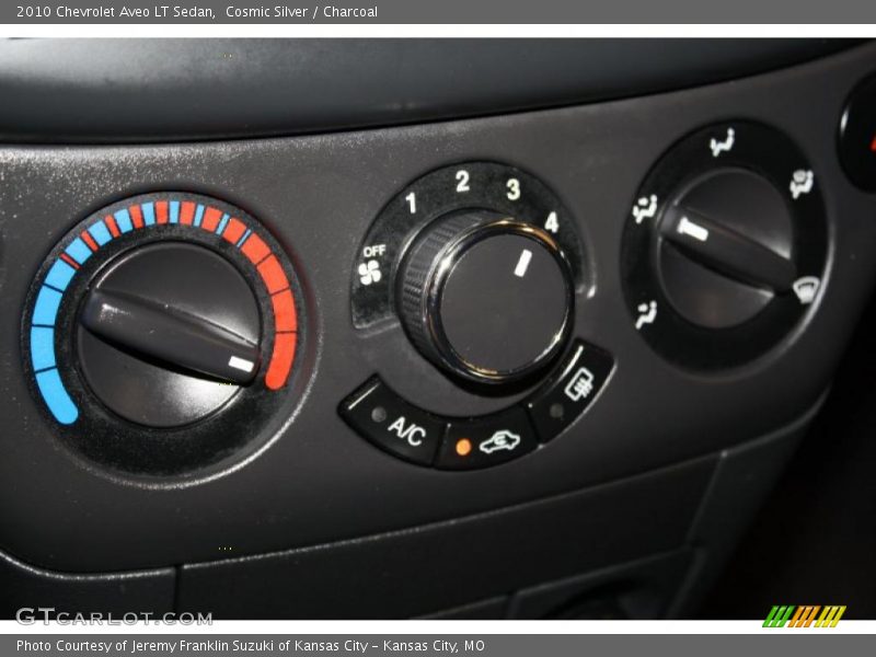 Cosmic Silver / Charcoal 2010 Chevrolet Aveo LT Sedan