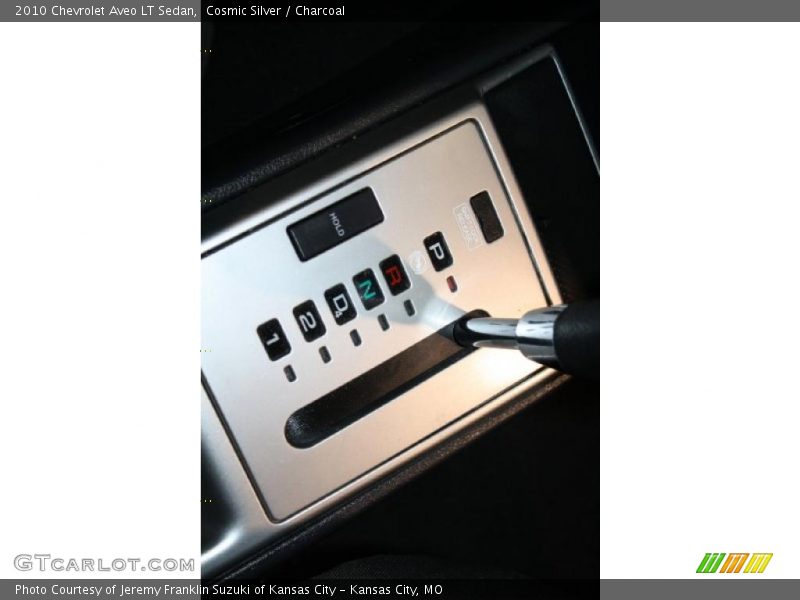 Cosmic Silver / Charcoal 2010 Chevrolet Aveo LT Sedan