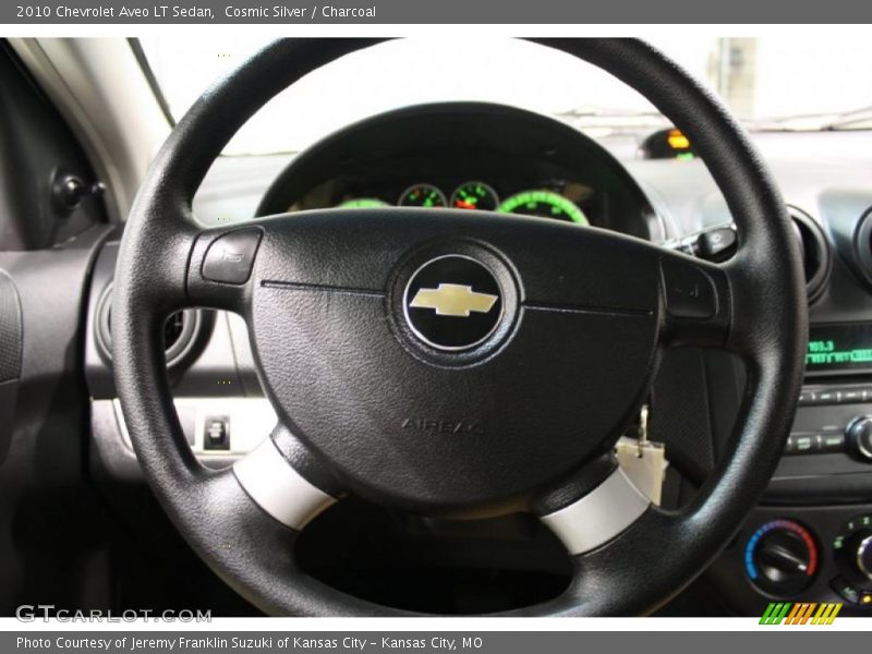 Cosmic Silver / Charcoal 2010 Chevrolet Aveo LT Sedan