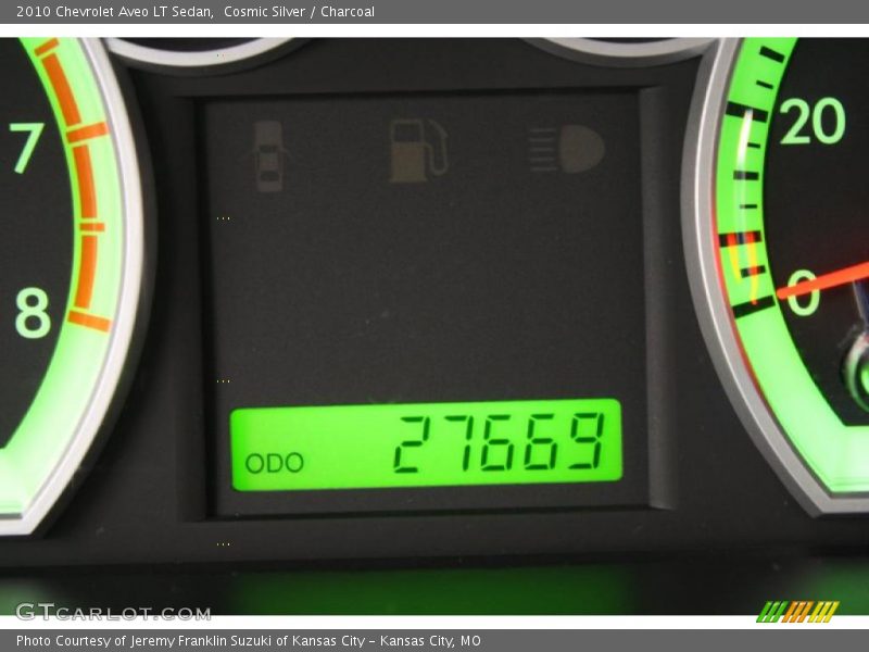 Cosmic Silver / Charcoal 2010 Chevrolet Aveo LT Sedan